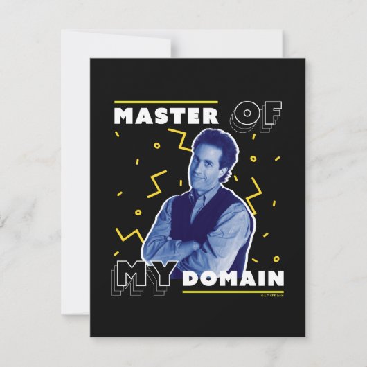Jerry Seinfeld | Master of My Domain Notitiekaartje (Voorkant)