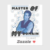 Jerry Seinfeld | Master of My Domain Sticker (Vel)
