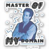 Jerry Seinfeld | Master of My Domain Sticker (Voorkant)