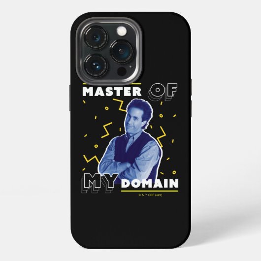 Jerry Seinfeld | Meester van mijn domein iPhone Hoesje (Achterkant)