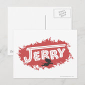 Jerry Silhouette Logo Briefkaart (Voorkant / Achterkant)