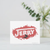 Jerry Silhouette Logo Briefkaart (Staand voorkant)