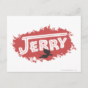 Jerry Silhouette Logo Briefkaart
