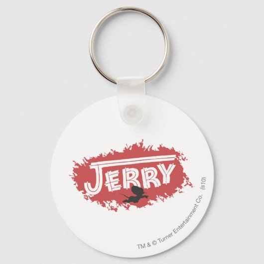 Jerry Silhouette Logo Sleutelhanger (Voorkant)