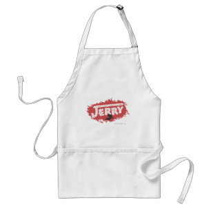 Jerry Silhouette Logo Standaard Schort