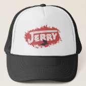 Jerry Silhouette Logo Trucker Pet (Voorkant)