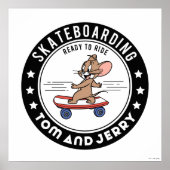 Jerry Skateboarding - klaar om te rijden Poster (Voorkant)