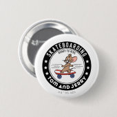 Jerry Skateboarding - klaar om te rijden Ronde Button 5,7 Cm (Voorkant /achterkant)