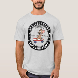 Jerry Skateboarding - klaar om te rijden T-shirt