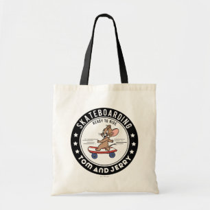 Jerry Skateboarding - klaar om te rijden Tote Bag