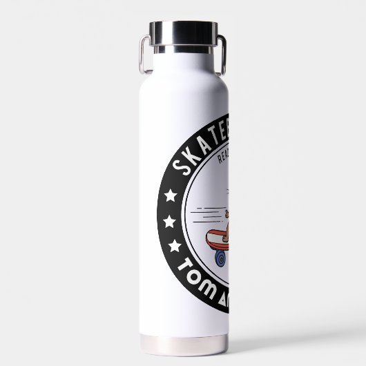 Jerry Skateboarding - klaar om te rijden Waterfles (Voorkant)