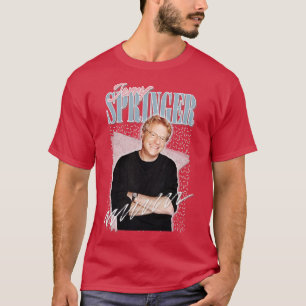 Jerry Springer  uiterlijk jaren '90 Stijlontwerp T-shirt