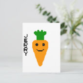 Jerry The Carrot Briefkaart (Staand voorkant)