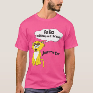 Jerry The Cat Tee Shirt: Leuk weetje-ik ben 35% gr T-shirt