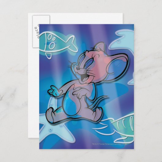 Jerry Trippy Fish Briefkaart (Voorkant / Achterkant)