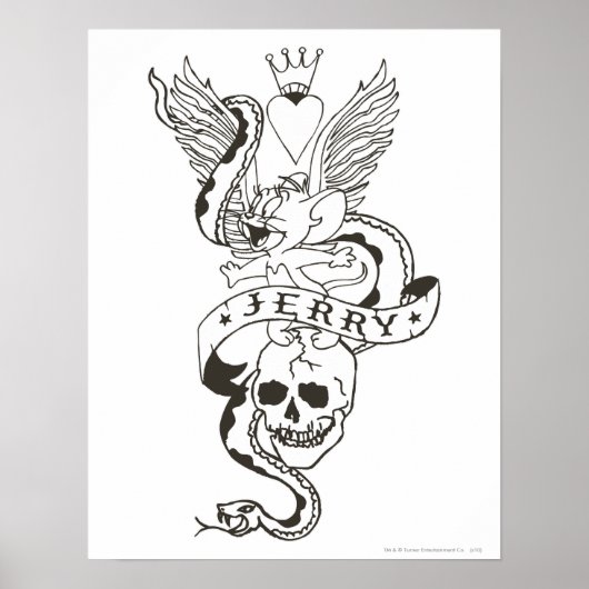 Jerry Twisted Tattoo 1 Poster (Voorkant)