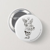 Jerry Twisted Tattoo 1 Ronde Button 5,7 Cm (Voorkant /achterkant)