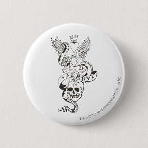 Jerry Twisted Tattoo 1 Ronde Button 5,7 Cm