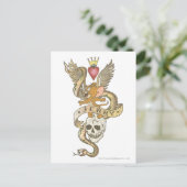 Jerry Twisted Tattoo 2 Briefkaart (Staand voorkant)