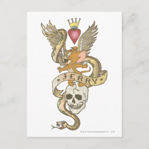 Jerry Twisted Tattoo 2 Briefkaart