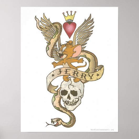Jerry Twisted Tattoo 2 Poster (Voorkant)