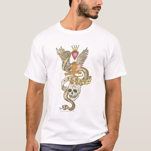 Jerry Twisted Tattoo 2 T-shirt (Voorkant)