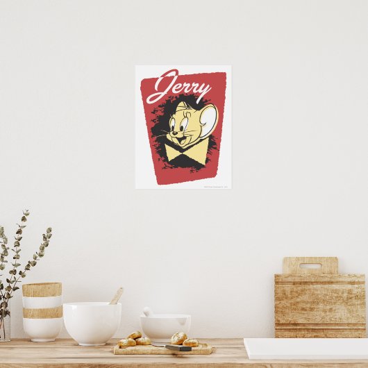 Jerry Yellow Botiw Logo Poster (Keuken)