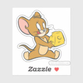 Jerry ziet zijn kaas sticker (Vel)