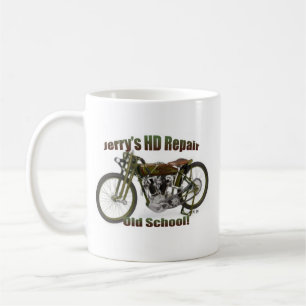 Jerry's HD Repair Coffee Mok, Oude School! Koffiemok