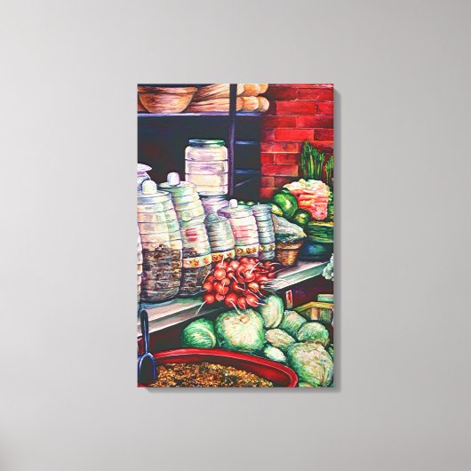 Jerry's Jelly Jars, Mexico Canvas Afdruk (Voorkant)