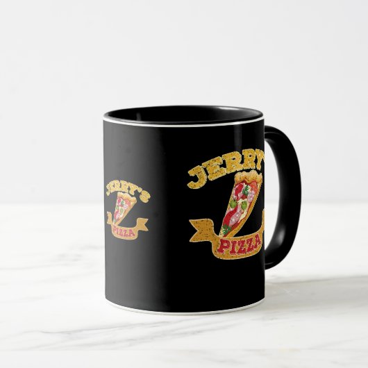Jerrys Pizza Mok (Voorkant rechts)