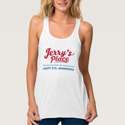 Jerry's Place Slaperig Oog Minnesota Tanktop (Voorkant)
