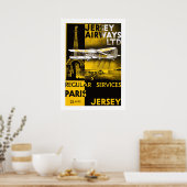 Jersey Airways Poster (Keuken)