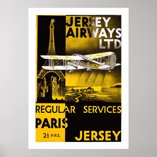 Jersey Airways Poster (Voorkant)