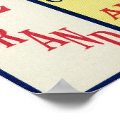 Jersey Belle Eatmor Cranberries Brand Label Poster (Hoek)