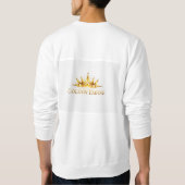 Jersey blanco de arreglar con diseño dorado. trui (Achterkant)