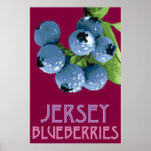 Jersey_Blueberries Poster (Voorkant)