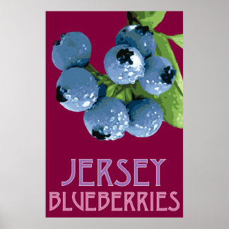 Jersey_Blueberries Poster