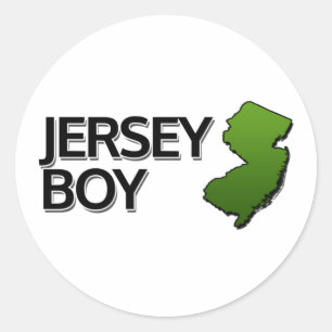 Jersey Boy Ronde Sticker