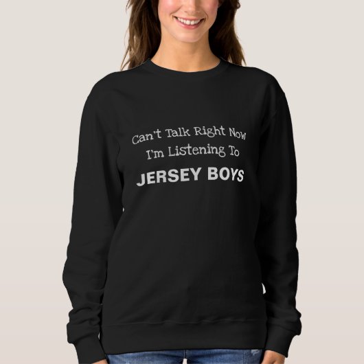 Jersey Boys Sweatshirt (Voorkant)