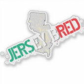 JERSEY BRED (Italian) Sticker (Voorkant)