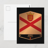 Jersey Briefkaart (Voorkant / Achterkant)
