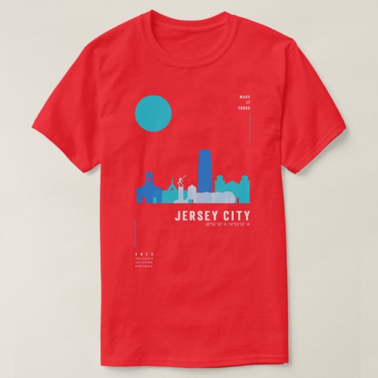 Jersey City 1 T-shirt (Design voorkant)