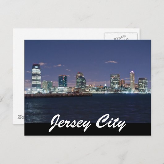 Jersey City Briefkaart (Voorkant / Achterkant)