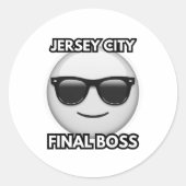 Jersey City Final Boss Sticker (Voorkant)