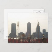 Jersey City, gezien vanuit Manhattan Briefkaart (Voorkant / Achterkant)