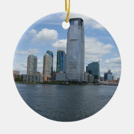 Jersey City Keramisch Ornament (Voorkant)