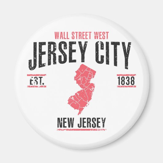 Jersey City Magneet (Voorkant)