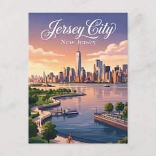 Jersey City New Jersey Briefkaart