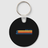 Jersey City New Jersey City Retro  Sleutelhanger (Voorkant)